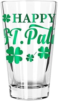 Contos tostados - Dia de São Patrício - Happt St Patrick Day Glasses de vinho | St Pattys Glasses for Party Decorações