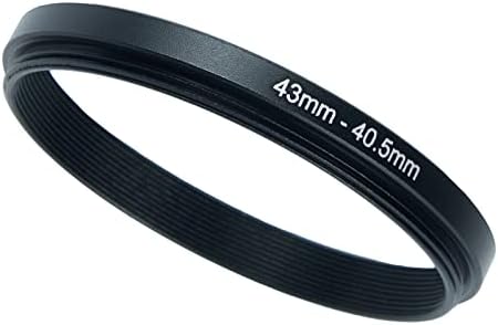 Adaptador de filtro de anel para baixo de 43 mm a 40,5 mm para todas as marcas uv nd cpl ring anéis de anel de metal filtro adaptador
