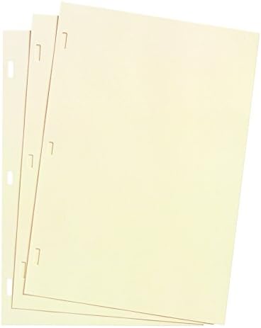 Wilson Jones Looseleaf Minute Livro Ledger Papel, 3 buracos, linho de marfim, 14 x 8-1/2, 100 folhas/caixa, W901-30