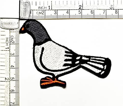 Kleenplus 3pcs. Cartoon Dove Patch bordado Ferro de crachá em costura no emblema para jaquetas jeans calças mochilas roupas adesivas