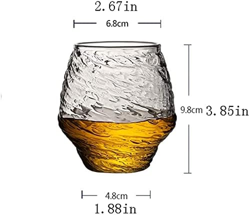 Whisky Champagne Glases Tumblers Copos de copos de copos de copos, canecas de café de vidro, xícara de vidro transparente