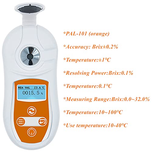 PAL-101 Digital Brix Meter Refratometer Range 0 ~ 32% Resolução 0,1%