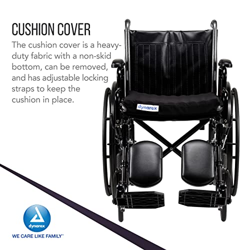 Almofada de ar sempre macia, almofada de cadeira de rodas prevenir e aliviar feridas dolorosas de pressão e aumento de conforto sentado, capacidade de peso de 300 lb, preto, 18 ”x 18” x 2 ”, 7 almofadas