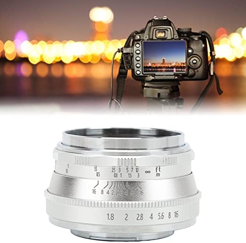 Vifemify 25mm F1.8 APS C Lente principal manual de abertura grande para M4/3 MOLHE PARA E M10 E PL9 GF9 GF10