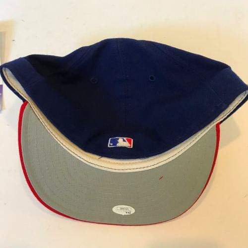 Joe Niekro raro assinou o chapéu de beisebol de Chicago Cubs com JSA COA - chapéus MLB autografados