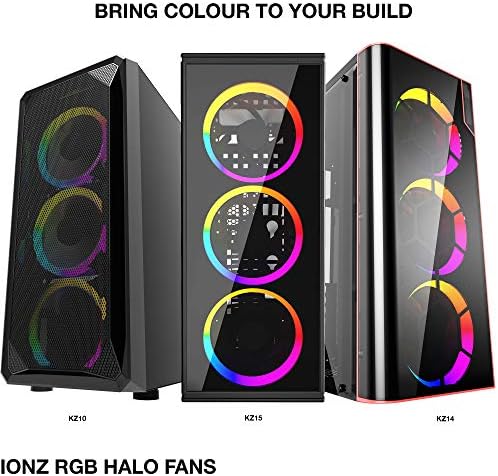 ionz rgb pc 120mm halo rgb de 4 pinos de alto desempenho fã de arco -íris FRGB