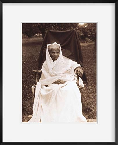 Fotografias infinitas Foto: Harriet Tubman, na cadeira, provavelmente em sua casa em Auburn, Nova York, NY, 1911