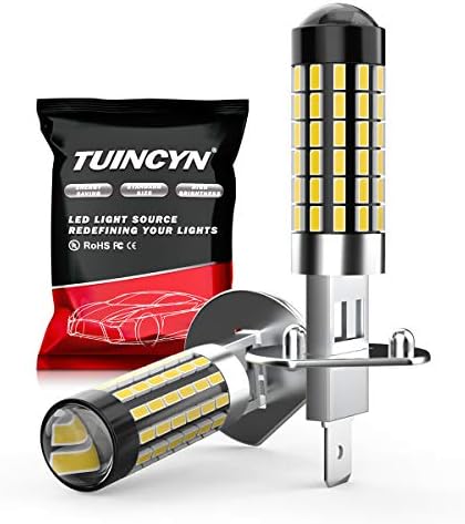 Tuincyn H1 LED FOG BULBA 3014 78SMD LENS SUPER BRILHO BRIPTH 6500K 900 LUMENS DRL DIA DIA DIA LUDER LUZ LUZ LED