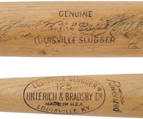 Roberto Clemente autografou o modelo de jogo 1965-69 U1 Louisville Slugger Bat Pittsburgh Pirates Muitas sorte.