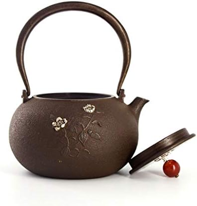 Simplicidade criativa japonesa Tetsubina de ferro fundido Mini chaleira de ferro, chaleira de ferro fundido, artesanal, não revestido,