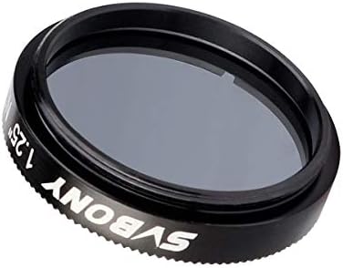 Svbony SV139 Filtro de filtro telescópio Filtro da lua de 1,25 polegadas 25 % de transmissão de densidade neutra filtro nd4 filtro