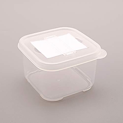Caixa de manutenção fresca do Homuren w/tampa Organizador de armazenamento de recipiente de recipiente de alimentos plástico