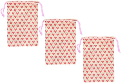 Dia dos Namorados Corações Pink Corações Tulos de Algodão/Presente 3-CT. Pacote