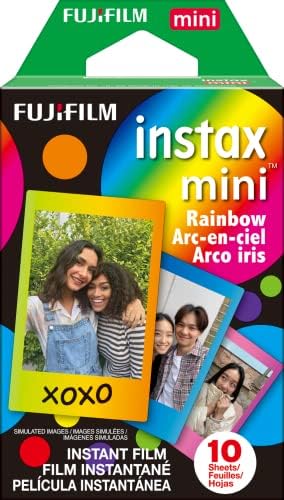 Fujifilm Instax Mini Rainbow Film - 10 exposições