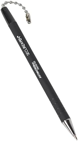 REFILHAS DE PENHA DE SEGURANÇA - BLACK TINK - Pacote de 12 - Inserção de caneta de segurança - caneta esferográfica com ponto médio