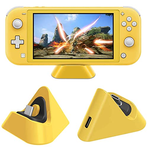 Suporte portátil de carregamento para nintendo switch lite and switch, estação de carregamento estável para switch lite,