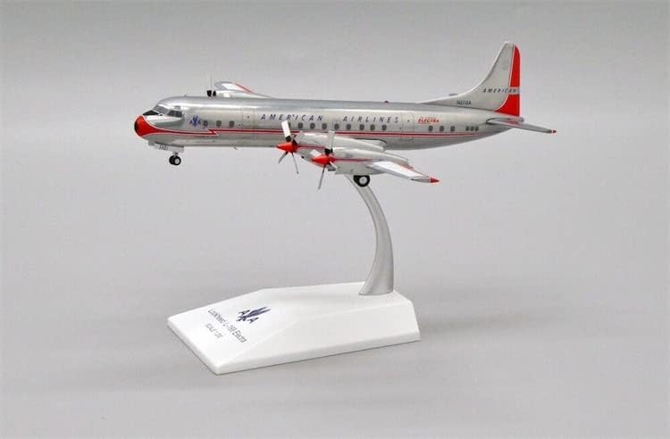 JC Wings for American Airlines Lockheed L-188A Electra N6110A com Stand Limited Edition 1/200 Diecast Aircraft Modelo