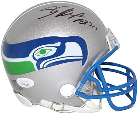 Shaun Alexander autografou Seattle Seahawks 83-01 TB Mini capacete JSA 31850 - Mini capacetes autografados da NFL