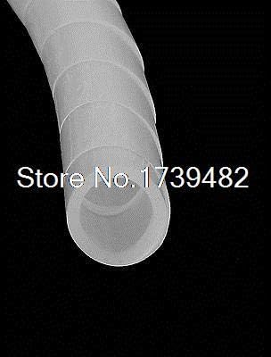 Parafuso Proteção do cabo elétrico do fio de 12 mm Mangueira de embrulho em espiral de tubo de diâmetro 3,4m branco