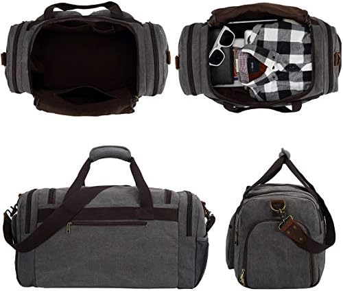 Weekender Overnight Duffel Bag Shoe Pocket for Momen Men Men Weekend Travel Tote Carry On Bag
