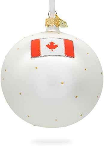 Old Quebec, Quebec City, Canada Glass Ball Christmas Ornamento de 4 polegadas