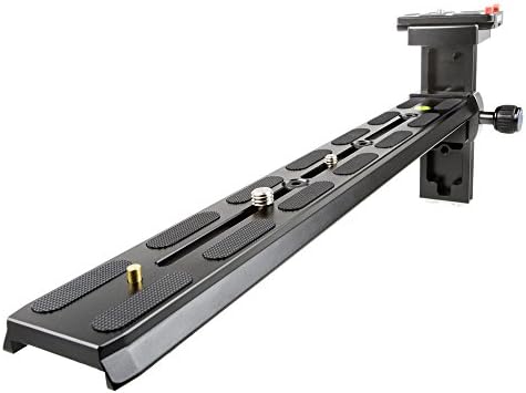 Sirui VH-350 Rail de lente ¼ polegada e 3/8 polegadas/comprimento do trilho 35 cm/peso 0,58 kg/carga máxima 10 kg para