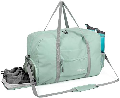 Bolsa de ginástica esportiva com compartimento de bolso e sapatos molhado, mochila de viagem para homens e mulheres leves