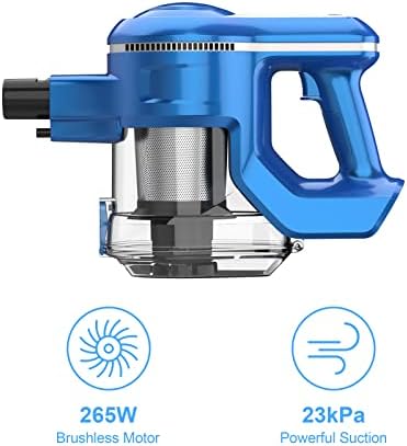 INSE S6T Blue Motor Principal, com 1,2L de caixa de poeira grande S6T S6P Pro Cordless Astur Cleaner