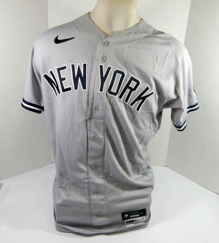 2021 New York Yankees Rougned odor 12 Jogo emitido POS usou camisa cinza 16 p 0 - jogo usado camisas mlb