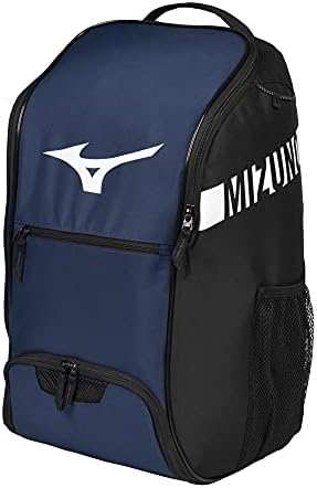 MAIZUNO Crossover Backpack 22 | Multi Sport Bag | 2 mangas para morcegos ou garrafas de água | Costas acolchoadas | Armazenamento