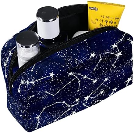 Bolsa de higiene pessoal, bolsa de cosméticos de maquiagem para homens, Starry Sky Cartoon Star Clan