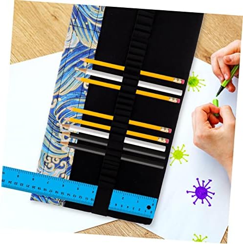 Excelt 3pcs rolo lápis Lápis colorido capa Caixa de receptáculo externo Caixa de receptáculo premium colorido lápis de grande capacidade