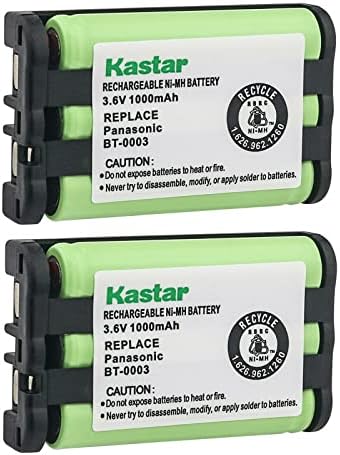 Kastar 2-Pack Battery Replacement for Uniden BBTY0545001, BT0003, TCX-440, WIN1200, UIP1869V, Radio Shack 23003, 435862-BASE, 23-003,
