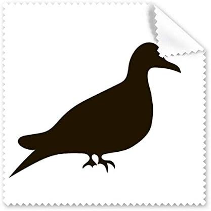 Black Pigeon Animal Retrato de limpeza de pano de pano Tela de óculos Limpador 5pcs