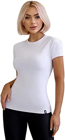 Camisetas de boa-fé para mulheres-mulheres tops de verão-camiseta confortável com manga curta