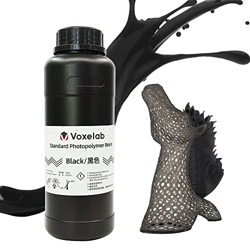 Resina da impressora 3D do Voxelab, resina de cura UV LCD, resina 3D resistente e rígida com fotopolímero padrão de