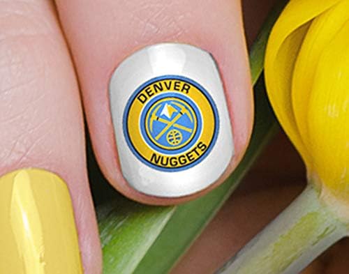 Denver Basketball Waterslide Unh Nail Art Decals - Qualidade do Salão