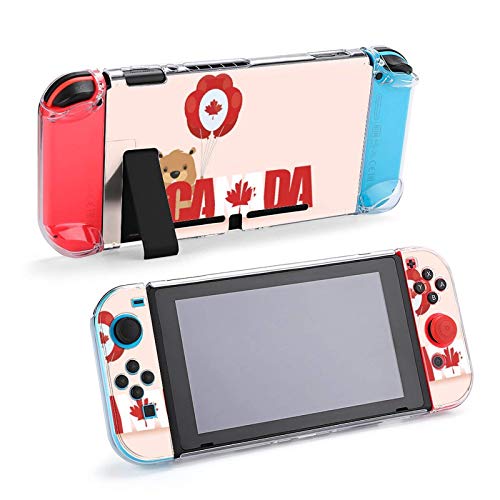 Caso para Nintendo Switch, Feliz Dia do Canadá, cinco peças definidas para capa protetora Caso Game Console Acessórios para Switch