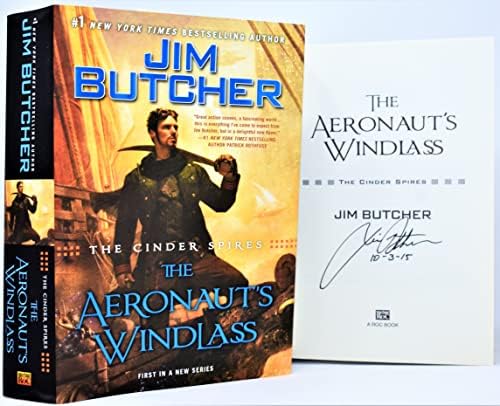 The Cinder Spiers: O windlan do aeronauta autografado por Jim Butcher
