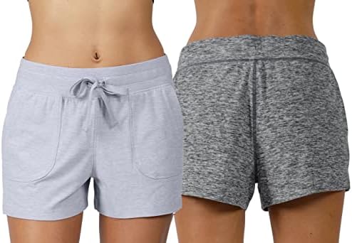 90 graus por shorts de lounge leves reflexos - shorts casuais de camisa de verão para mulheres