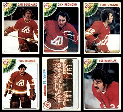 1978-79 Topps Calgary Flames Perto da Team Set Atlanta Flames GD+ Flames