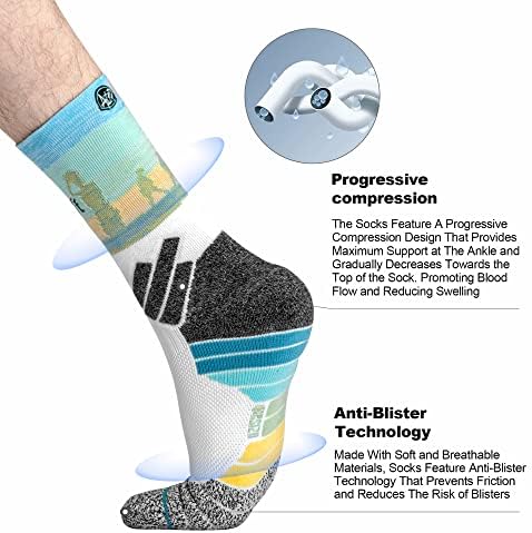 Meias esportivas de meias almofadadas de basquete do Uzis Pro para executar caminhadas de ciclismo de compressão de compressão de
