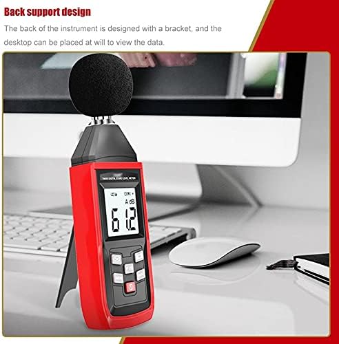 BHVXW Digital Sound Level Meter ruído Testador de ruído Detector Monitor Decible 30-130dB Digital Audio Medição do instrumento