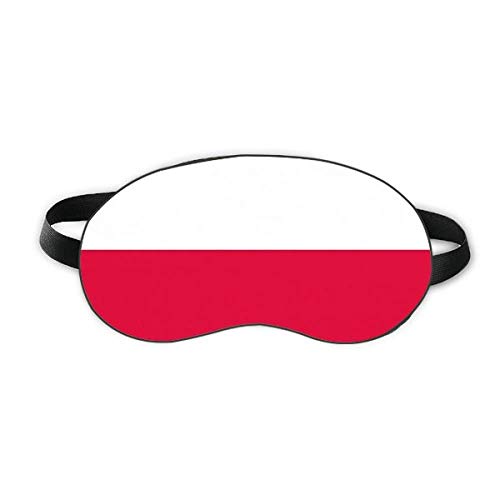 Polônia Flag National Europa Country Sleep Eye Shield Soft Night Blindfold Shade Cover