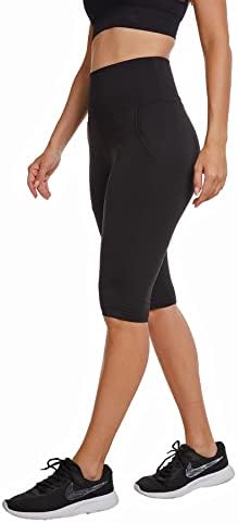 Zioccie de cintura alta e leggings de comprimento total para mulheres - calças de ioga de controle de barriga macia