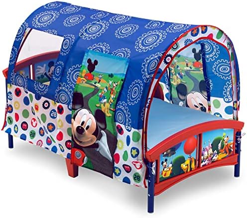 Zioya Delta Crianças Disney Mickey Mouse Plástico Cama Canopy, azul