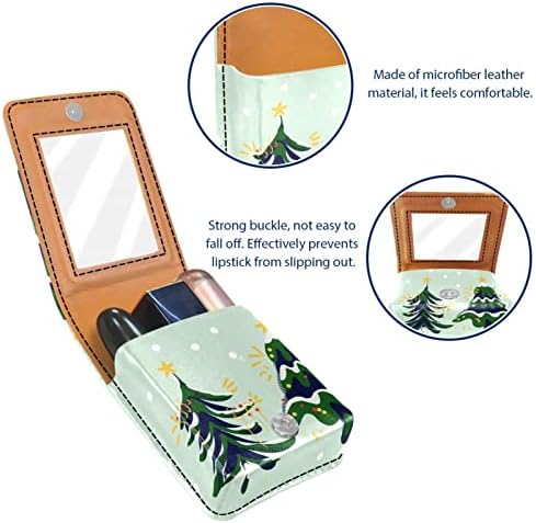 Oryuekan maquiagem batom titular mini bolsa de viagem bolsa cosmética, organizador com espelho para uma festa de festas de