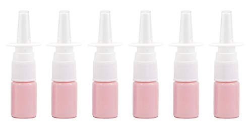 12pcs mini garrafas de spray nasal de plástico - 5ml portátil vazio reabastecido Sprayadores de névoa fina