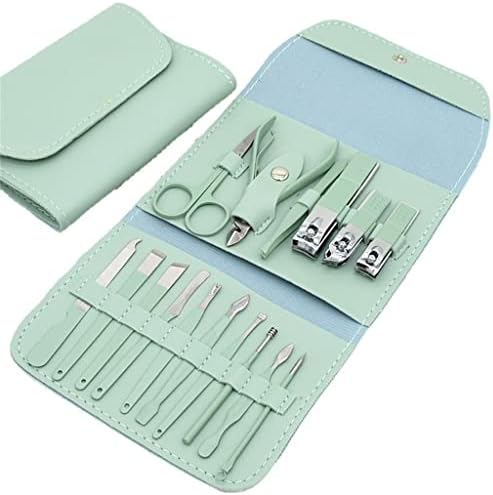 MDFGSH 16 PCS/SET UNIGH CLIPPERS FERRAMENTES DE ABELEIRA MANICURE MANICURE PEDICURE Dead Skin Kit