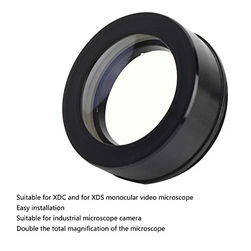 Lens de zoom, lente de montagem de zoom c prática para usar e substituir acessórios práticos para câmera de microscópio industrial para microscópios de vídeo monocular XDS para XDS